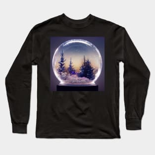 Forest Dreamscape Snowglobe Long Sleeve T-Shirt